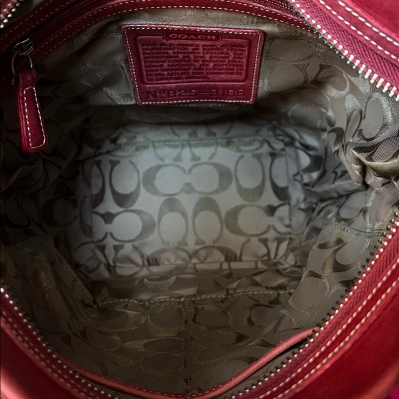 Coach Red Hobo Bag - Picture 15 of 16